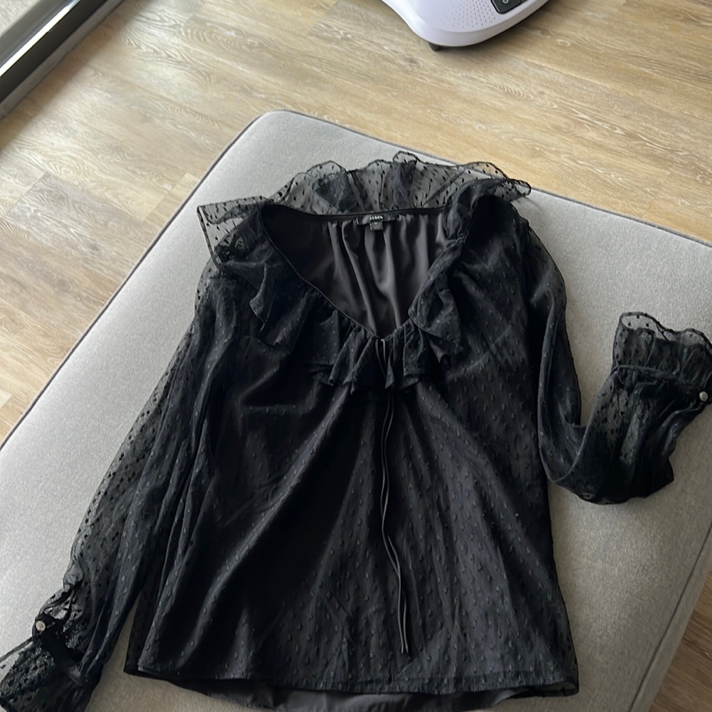 J.Crew v-neck black top